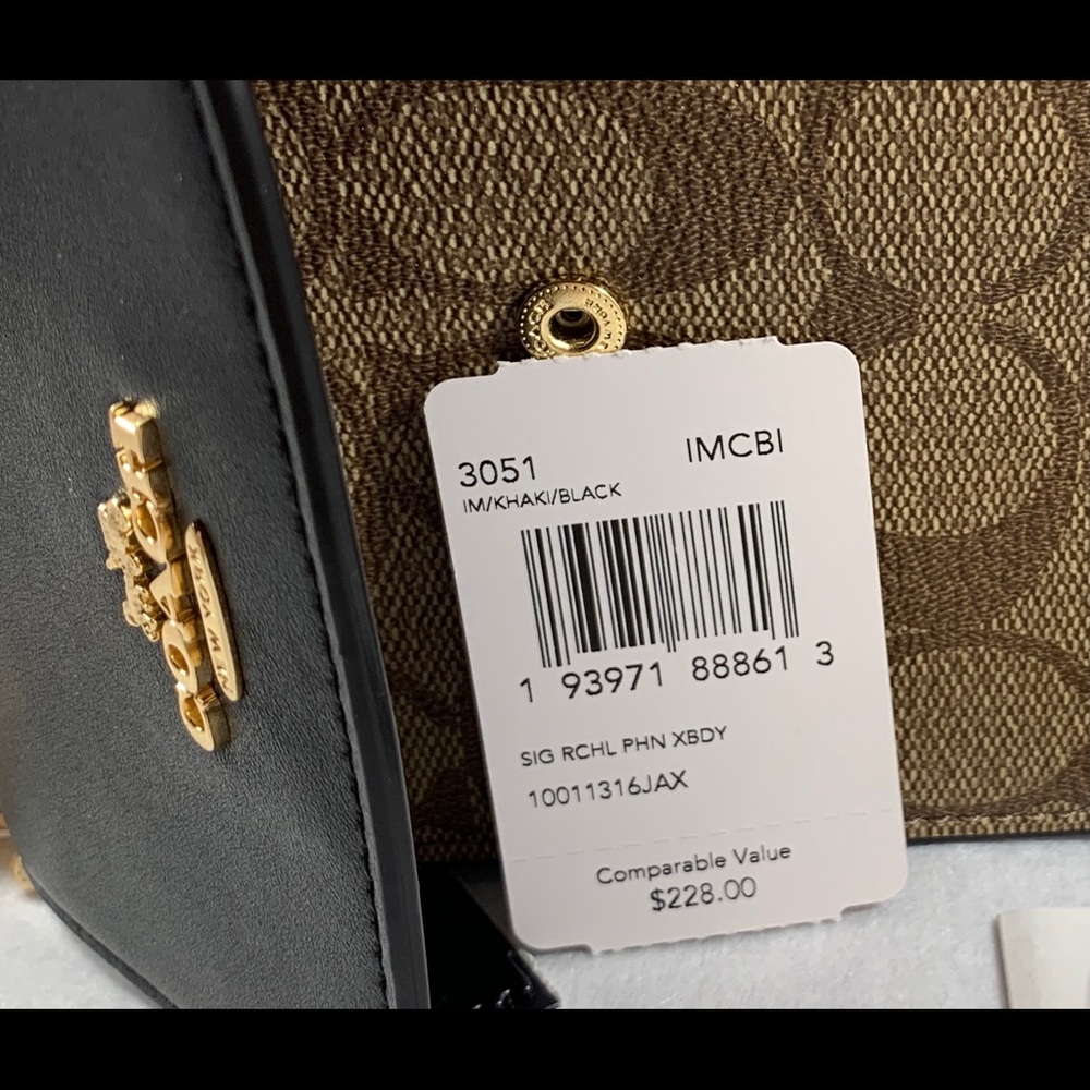 Snap Clousure Coach Rachel Phone Crossbody